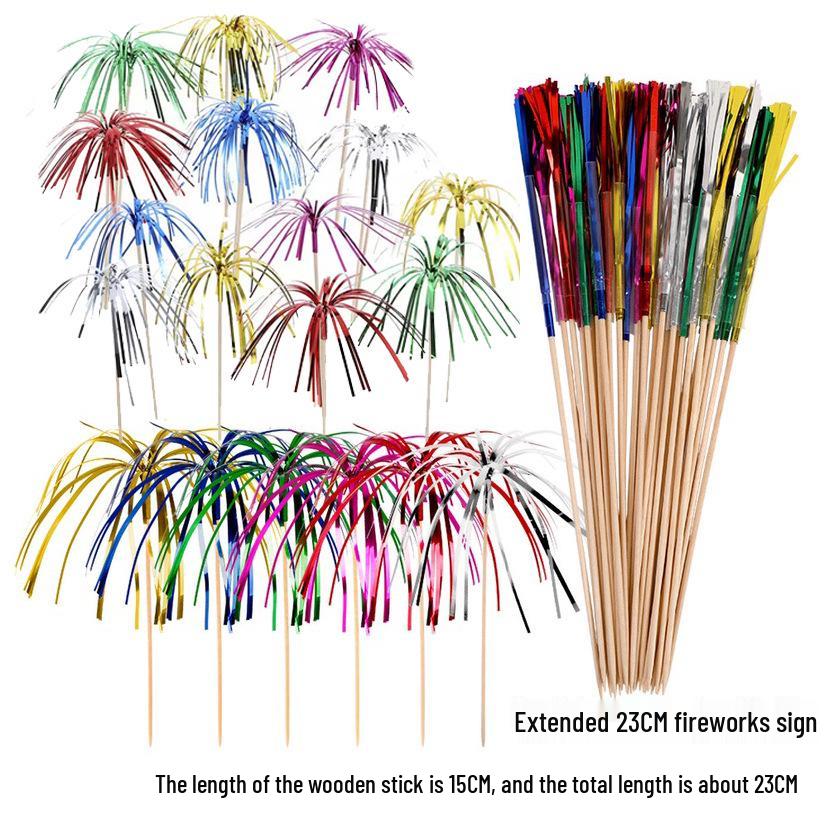 Tropical Cake & Cocktail Decoration Set: Coconut Tree, Umbrella, Insert Cards