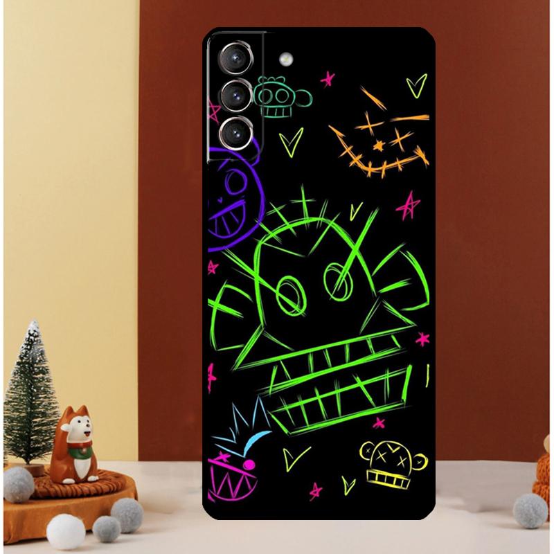 Чехол для Samsung Galaxy S23 S24 Ultra S8 S9 S10 S22 Plus Note 10 20 Ultra S20 S21 FE с персонажем Джинкс из аниме Аркейн