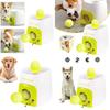 Interactive Pet Dog Food Dispenser Tennis Ball Reward Fetch Toy For Training And Fun