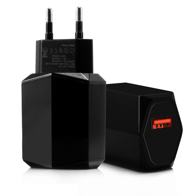 ЕС быстрая зарядка мобильного телефона зарядное устройство головка Usb2.4a 5V/9V/12V интеллектуальное дорожное зарядное устройство головка