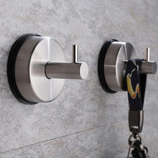 Yousheng 2 шт. Крючки на присосках для дверных венков, водонепроницаемые декоративные крючки-кольца для душа, без сверления, держатель для полотенец для входной двери, стеклянных окон, ванной комнаты