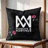 MMarcus and MMartinus Cushion Cover Natural Linen Organic Fabric DoubleSided Printing Couch Pillow Covers Home Decor