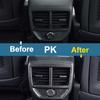 Для Peugeot 3008 5008 GT 2016 2017 2018 2019 2020 2021 2022 2023 гибридный автомобиль задний кондиционер вентиляционный выход крышка отделка наклейка