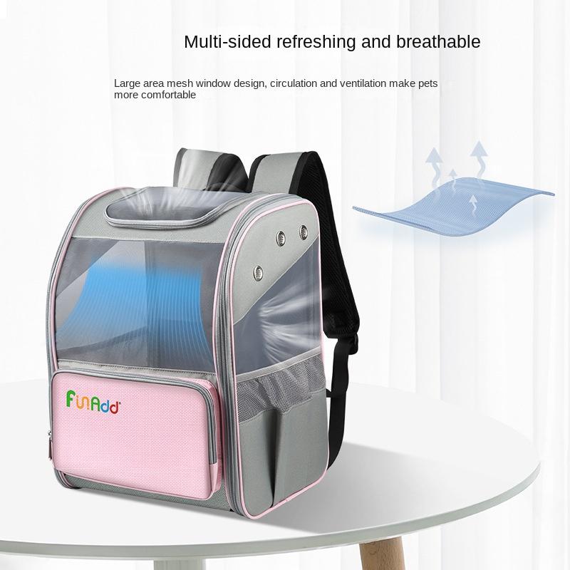 Pet Bag Travel Breathable Pet Bag Dog Backpack Teddy Outdoor Portable Dog Bag Cat Bag