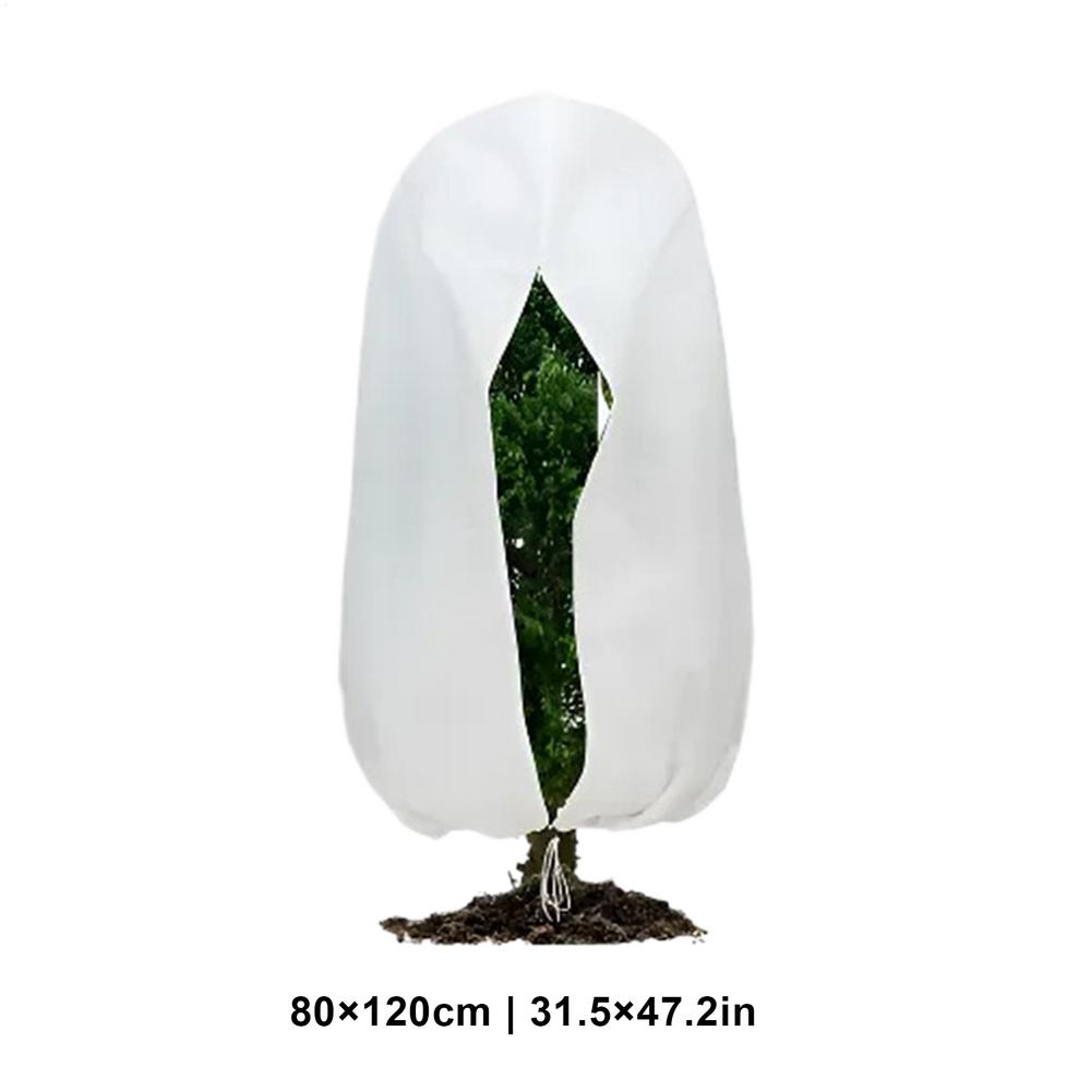 Frost Protection For Plants Garden Plant Frost Cover Zippered Thermal Flower Guard With Drawstring For Garden Greenhouse Raised