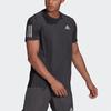 Adidas Own The Run Tee Casual Running Short Sleeve Men Tops Black GK6059