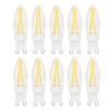 10Pcs G9 Dimmable Long Filament BiPin LED Light Bulb for Home Car Lighting 3W AC220V