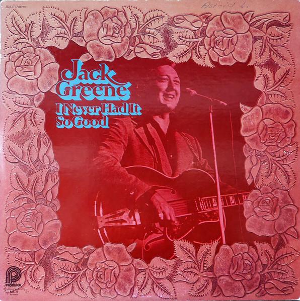 LP Record JACK GREENE - I Never Had It So Good JS6173 Hilltop 1975 US Folk Used