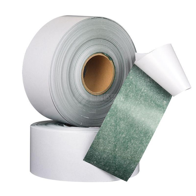 Green Shell Adhesive-Backed Barley Paper for 18650 Lithium Battery High-Temperature Insulation