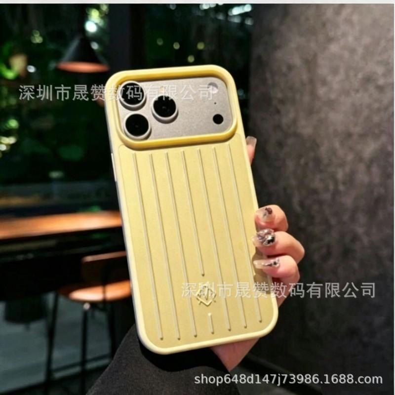 Rimowa Aluminum-Magnesium Alloy Phone Case IPhone 17 Pro Max Full Coverage Large Cutout Soft Edge