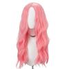 Розовый валентин парик большая волна высококачественный синтетический длинный кудрявый парик женский парик