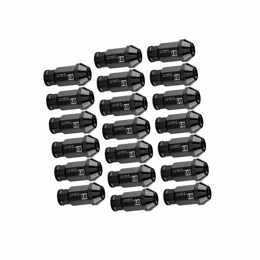 Автомобильный винт для покрышки гоночного колеса алюминиевая гайка M12X1.5 (черный)