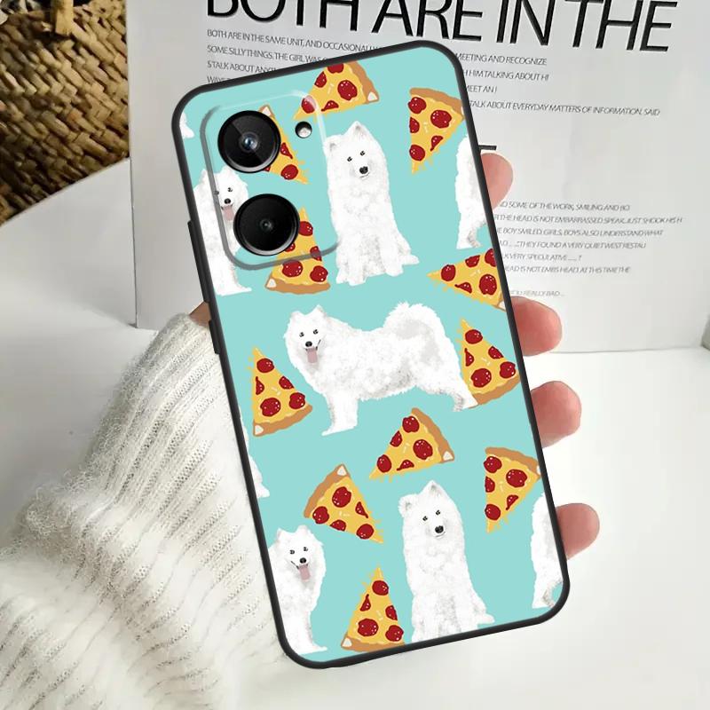 Samoyed Puppy For Realme 12 Pro Plus 11 10 9 C67 C55 C53 C35 C33 C30 C25s C21Y C15 GT3 GT5 GT Neo 5 Case