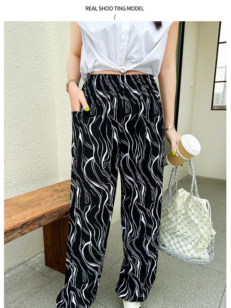 Женские летние пижамные брюки из хлопка и шелка: Легкий, Защита от комаров, Свободный крой, Эластичная щиколотка, Пляжная или домашняя одежда.