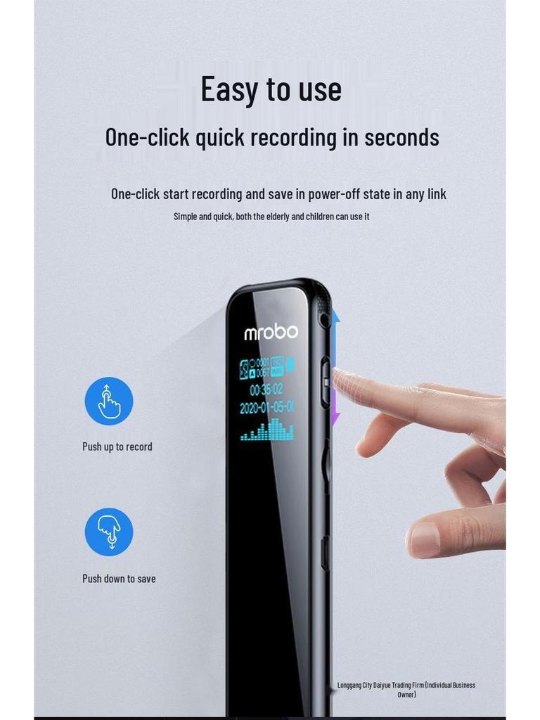 2025 High-Definition Portable Voice Recorder: Professional Student Text-to-Speech Device