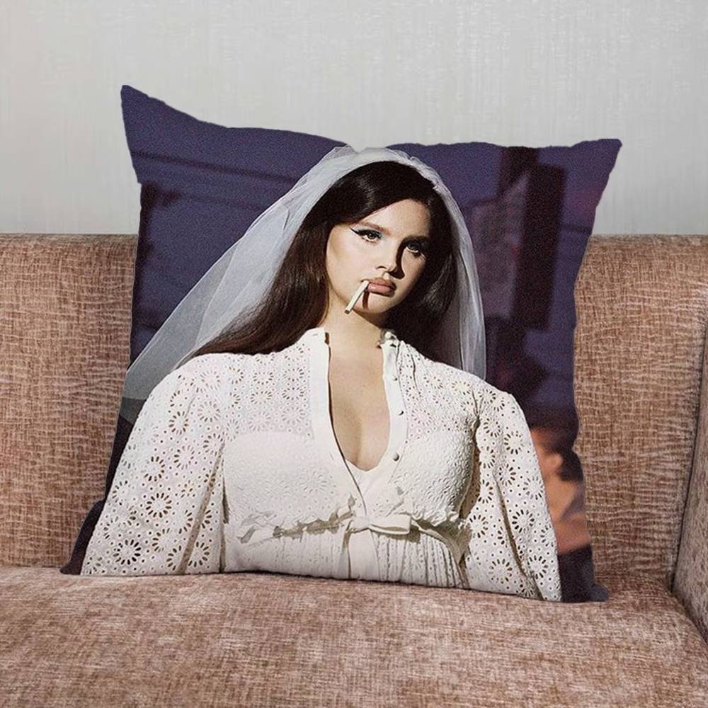 LLana Singer DDel Rey Pillow Case For Home Bedroom Car Office Decoration Living Room Sofa Cushion Cover Suitable