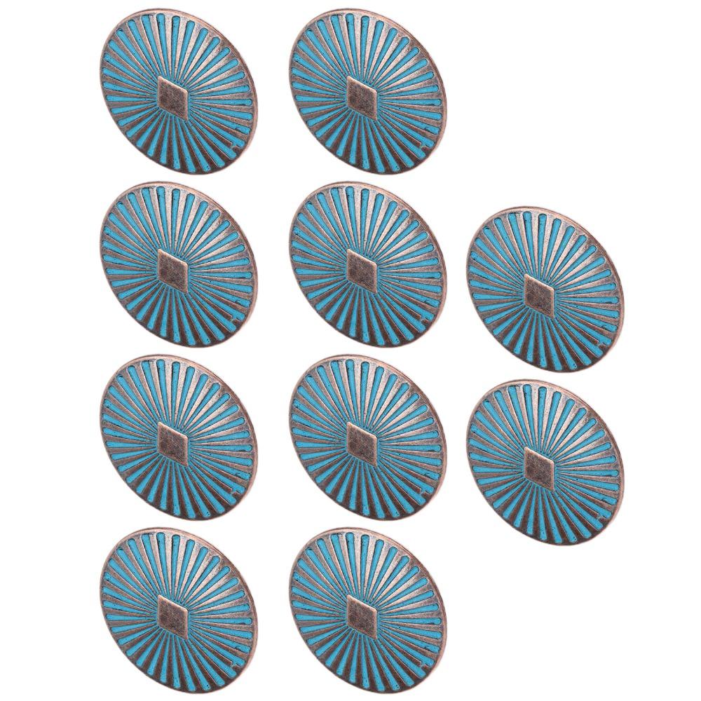 20pcs Round Shape Vintage Buttons Single Hole Decorative Sewing Buttons  For Coat
