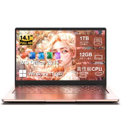 Ноутбук Dobios с японской Windows 11 Celeron N4000, мини-USB, идеально подходит для онлайн-занятий и работы, тонкий и легкий, 12 ГБ DDR4
