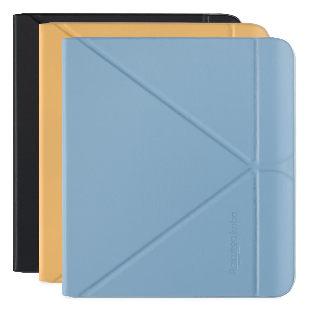Kobo Libra Colour с черной чехлом-обложкой для сна Набор Цветной Совместимость с цветом Функция письма Eink 32 ГБ Водонепроницаемый IPX8 Сенсорный экран Планшет ComfortLight PRO (белый)