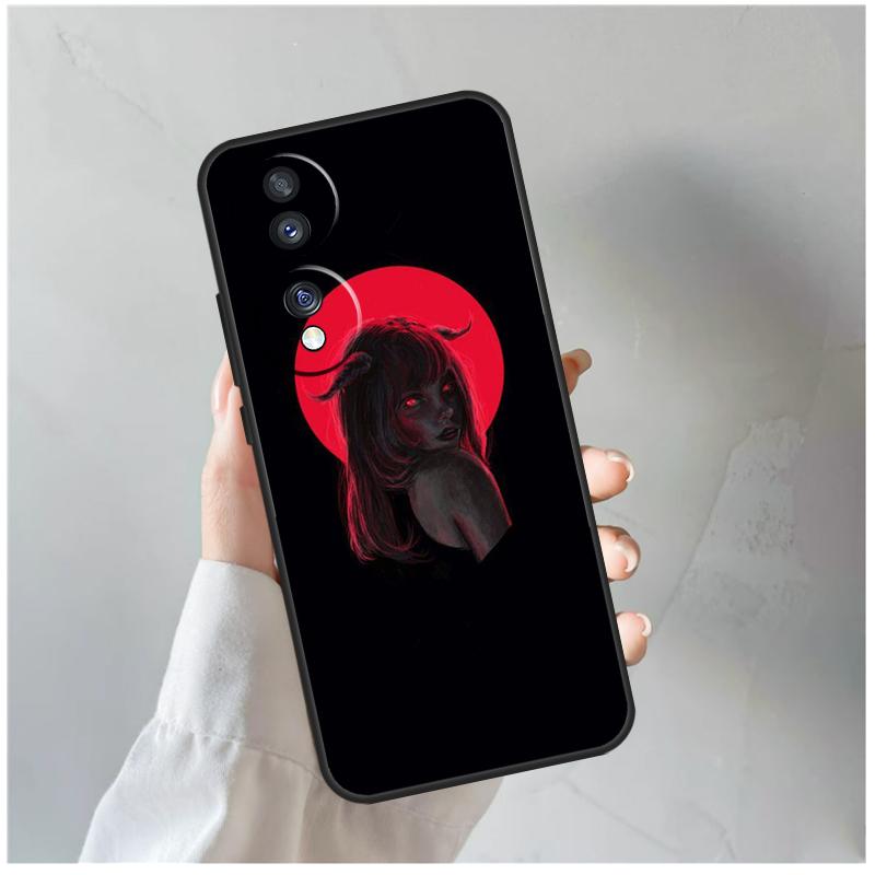 Devil Woman For Honor Magic 5 6 7 8 Pro Case For Honor 200 400 Lite 50 70 90 X8c X8b X9a X9b X9c X9d Win