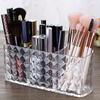 Clear Acrylic Cosmetic Storage Box for Eyebrow Pens and Brushes - Cosmetic Storage Box with Container