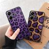 Чехол Leopard для iPhone Samsung A55 A35 M34 S24 Xiaomi Redmi 13 Pro 14C Huawei Honor противоударный бампер для телефона черный матовый TPU с защитой от царапин и полным покрытием
