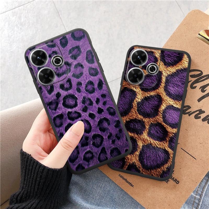 Чехол Leopard для iPhone Samsung A55 A35 M34 S24 Xiaomi Redmi 13 Pro 14C Huawei Honor противоударный бампер для телефона черный матовый TPU с защитой от царапин и полным покрытием