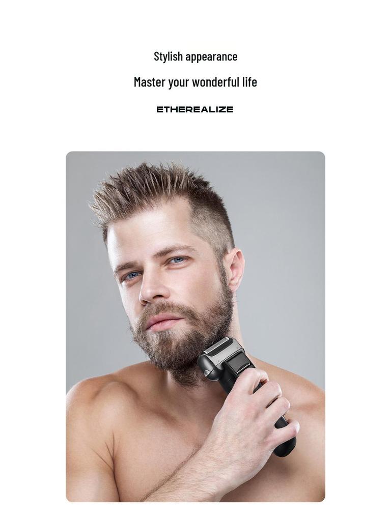 USB Rechargeable 3-Head Men's Electric Shaver