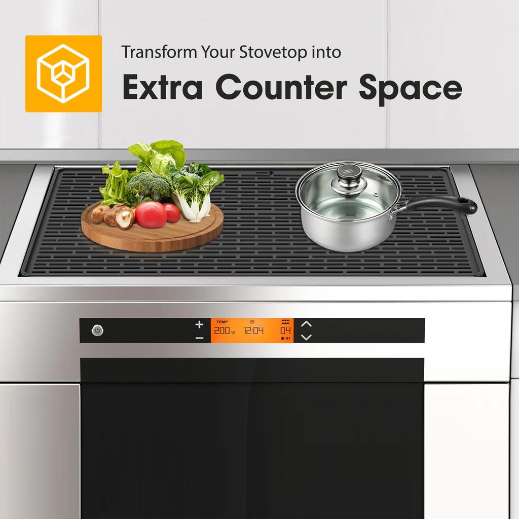 Очень большой нагревательный силиконовый поддон для сушки, силиконовая верхняя крышка печи и защитная накладка на столешницу