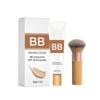 BB-крем с SPF 30: Увлажняющий тонирующий крем для лица с кистью для ровного тона кожи и естественного финиша, 30 г