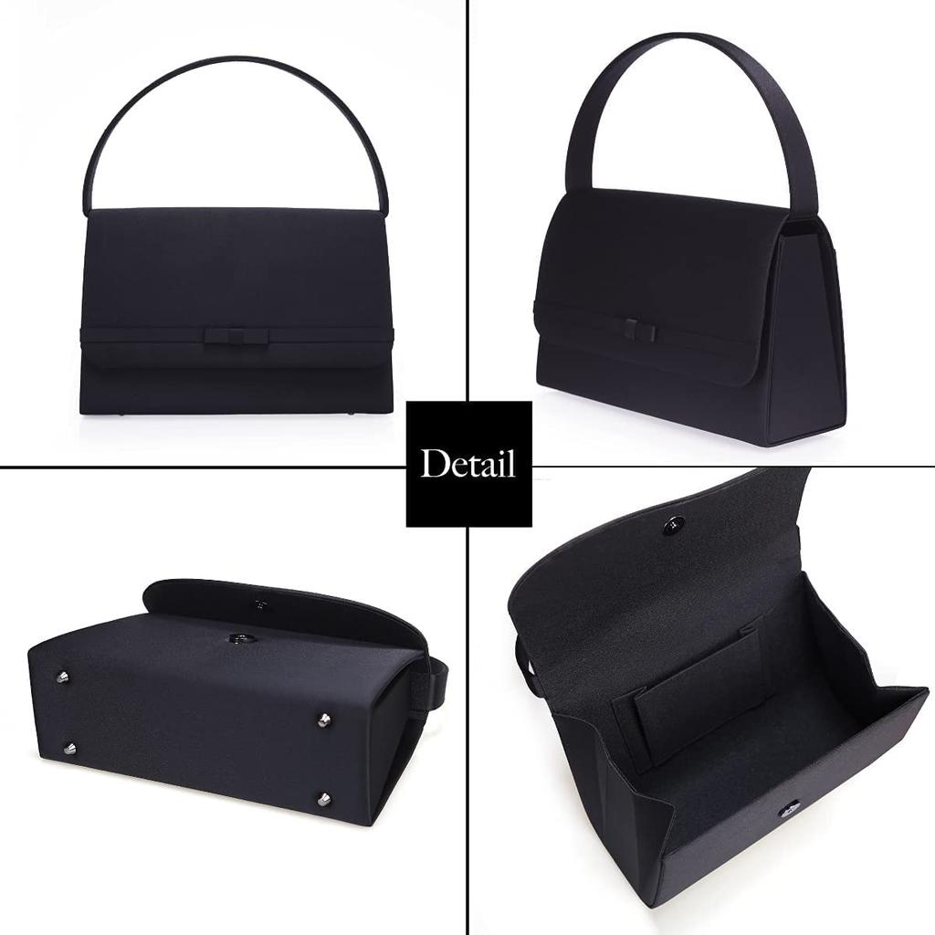 Formal Bag Ceremonial Entrance Graduation Funeral for Black [NAACCI] 3-piece Set, Occasion, Ceremony, Ceremony, Bag, Sub-bag, Formal, Ladies, Popular,