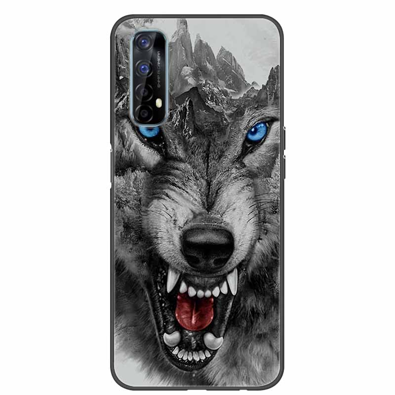 For OPPO Realme 7 Case RMX2151 Bumper Silicone TPU Soft Phone Cover For OPPO Realme 7 RMX2155 Realme7 Case Cartoon fundas Coque