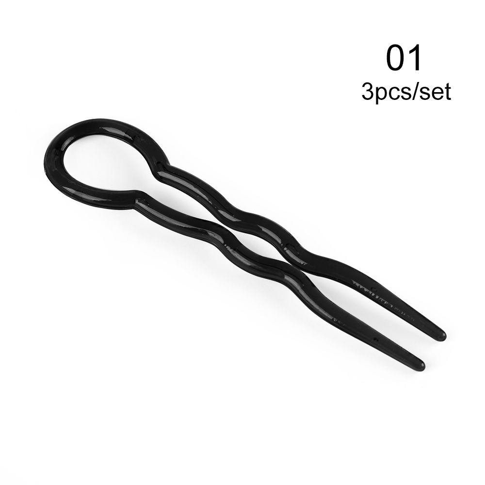 Fashion Hair Fork Styling Tools Hair Accessories U Shape Hair Clip Plastic Hair Stick Hairpin