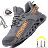 Lightweight Work Sneakers Women Safety Shoes Men For Work Safety Boots Puncture-Proof Protective Work Shoes Men Steel Toe Shoes