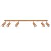 Ceiling lamp zeke 6 oak