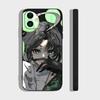 Чехол для телефона Jianxin Anime Game W-Wuthering Waves Для IPhone 17 Air 16 15 14 13 Pro Max 11 12 Черный силиконовый чехол