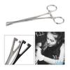 Инструмент для пирсинга из нержавеющей стали, щипцы для игл, зажим для труб, пинцет, плоскогубцы для открывания и закрывания губ, живота, перегородки носа, инструменты для пирсинга