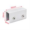 Square Clamp Tile Clamps Stainless Steel Glass Cabinet Bracket  For Display Frame