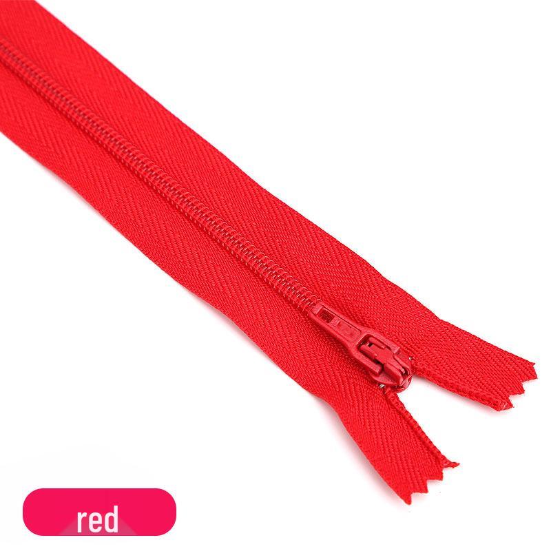 Three Force Short 20CM Nylon Zipper for Dress Pants - Colored Closed-End Fly Zipper Fabric Accessory