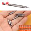 Pen Shape Pocket Mini Screwdriver with 6 Double End Bits Repair Tools Kit Flat Head Cross Head Screwdriver Tools