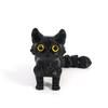 Очаровательная PLA фигурка кошки с подвижными шарнирами, 3D-печатная игрушка-кошка 16 см, подарок для снятия стресса