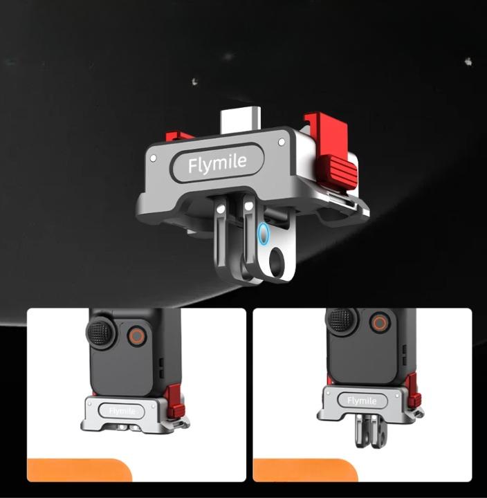Adapter Charging Stand USB-C With 1/4" Thread And Quick Release For DJI Osmo Pocket 3