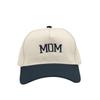 2pcs/set Letter Embroidered Mom Dad Baseball Cap Two-Tone Couple Cap Baseball Hats  For Man Women