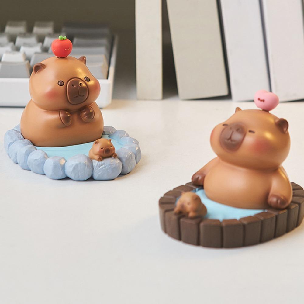 PVC Doll Capybara Phone Holder Support Capybara Cell Phone Bracket Phone Accessories