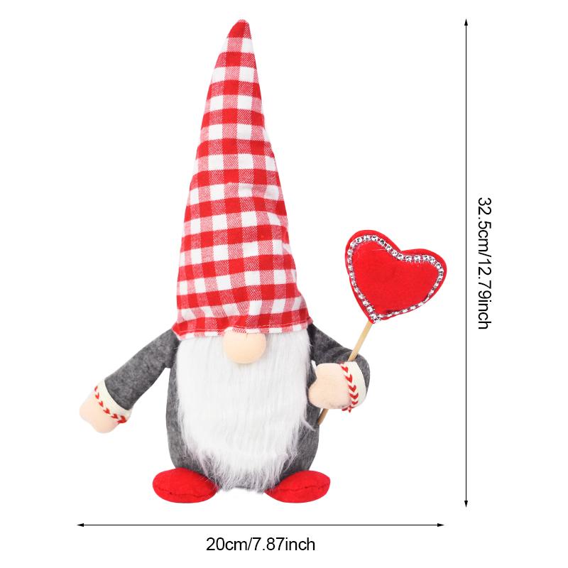 Подарок на День святого Валентина, безликий гном, плюшевая кукла для парня, девушки, рождественское украшение для дома, новогоднее украшение, свадебные подарки
