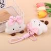 Kawaii Bow Clouds плюшевый брелок милый сладкий облако мягкая кукла брелок сумка кулон рюкзак подвесное украшение ключ аксессуары