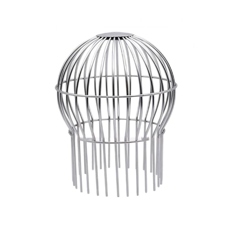 Улучшенные сферические листвоуловители, крышка для слива, стальная конструкция против засорения, сливная решетка для крыши, балкона, простая установка