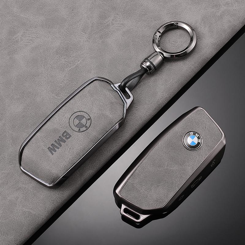 hpxdw5 TPU Car Key Cover Case Shell for BMW X1 U11 X7 X5 G05 LCI I7 IX XM Series 7 740Li U06 G81 M3 2023 2024 Keychain Bag Accessories
