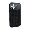 Магнитный чехол для iPhone 17 Pro Max из кожи с волнистым узором