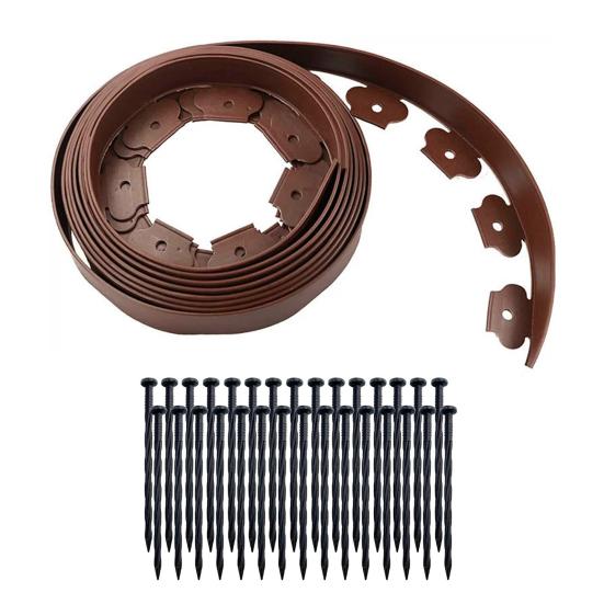 С шипами Простая установка Не требует раскопок Устойчивость к атмосферным воздействиям Универсальный дизайн Цветочные клумбы Комплект для оформления садовой окантовки